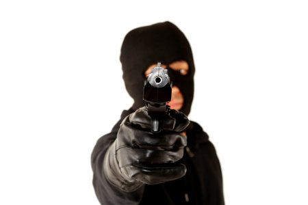 Robbery Mask Crime Pistol photo