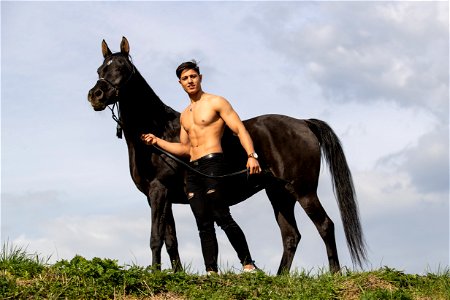 Man Portrait Horse