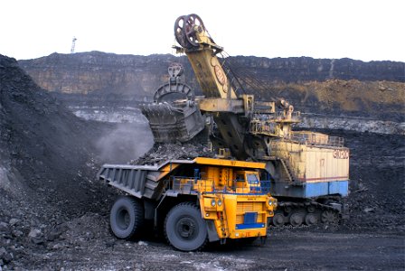 Coal Mining Dump Truck photo