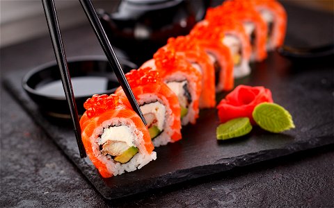 California Roll Sushi Food