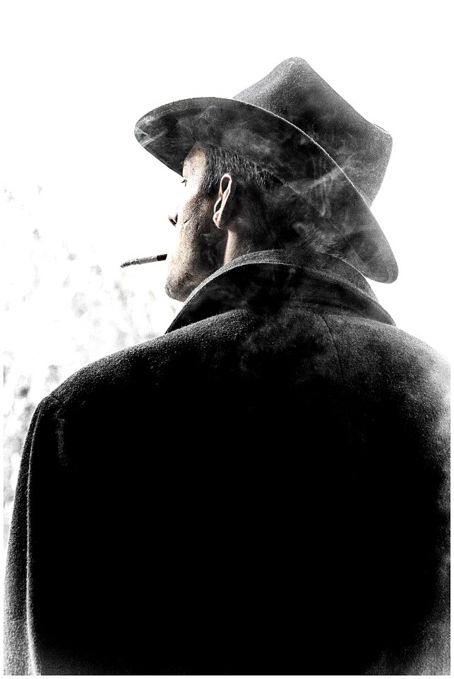 Man Smoking Portrait