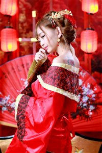 Woman Girl Portrait Sword