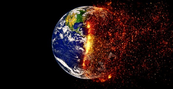 Earth Burn Global Warming photo