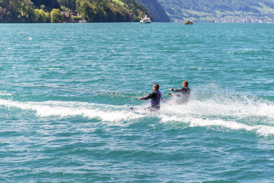 Water fun lake photo