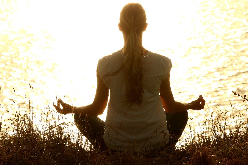Woman Yoga Meditation photo