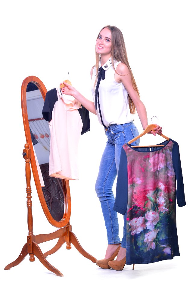 Woman Girl Shopping Clothing