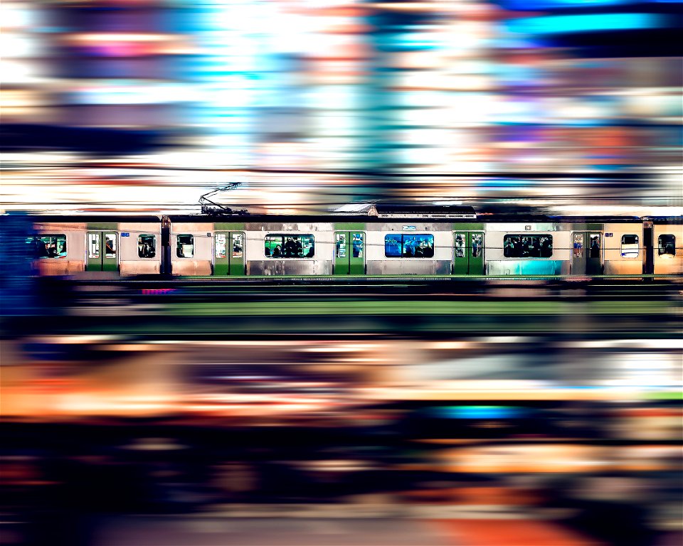 Electric Train Night