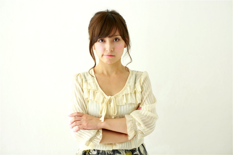 Woman Girl Portrait Angry