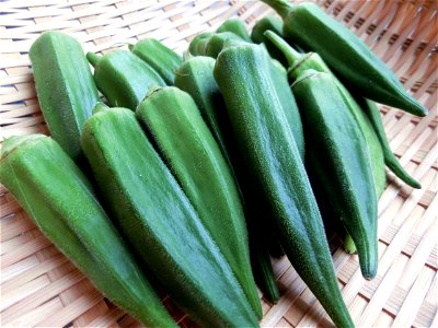 Okra Vegetable Food