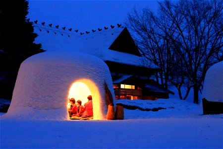 Igloo Snow Night