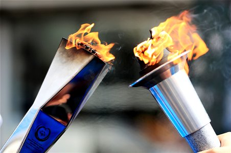 Olympic Flame Torch Relay photo