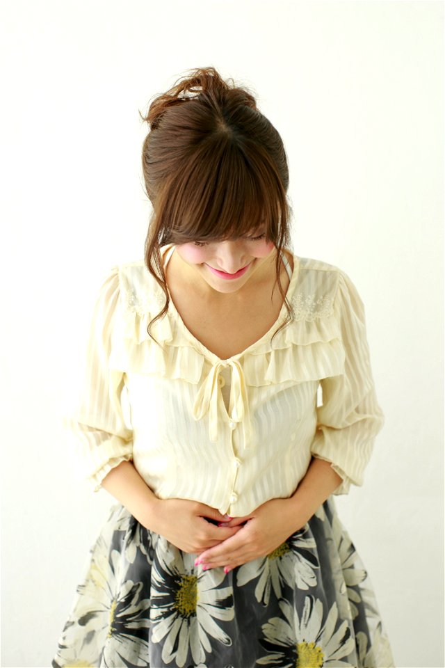 Woman Girl Portrait Bow
