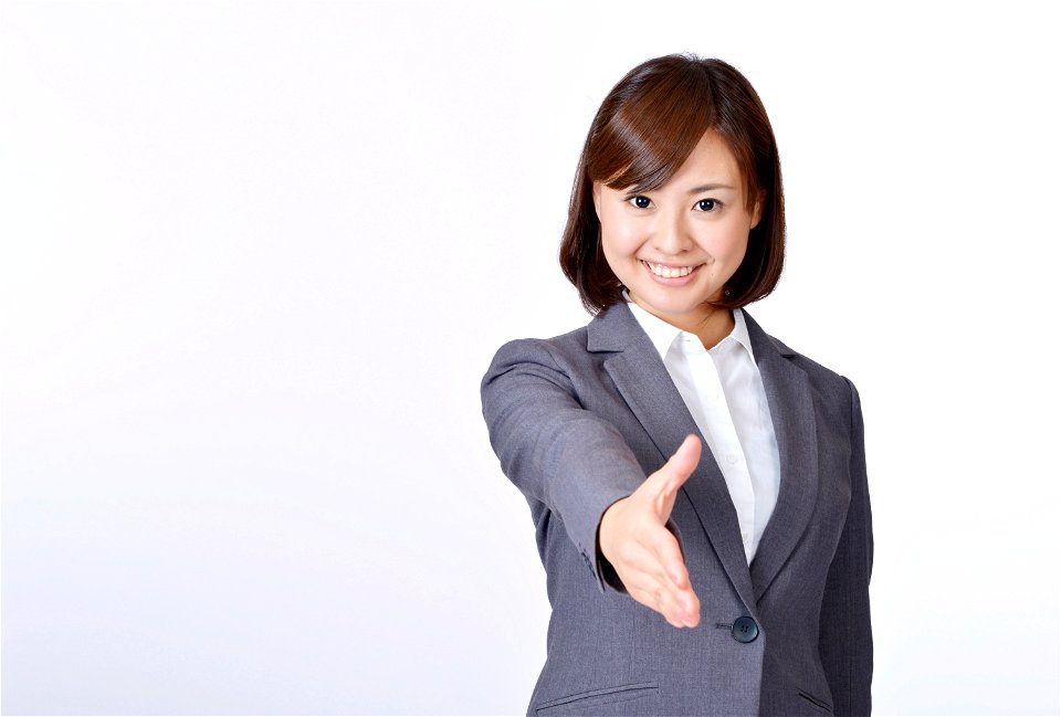 Business Woman Handshake