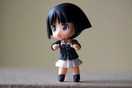 Figurine japanese anime photo