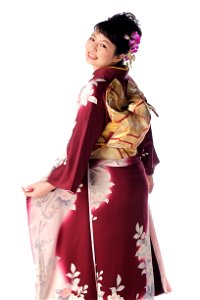 Woman Girl Portrait Kimono