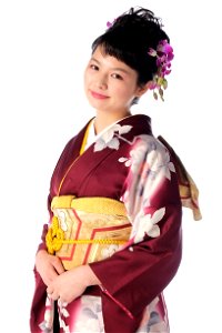 Woman Girl Portrait Kimono
