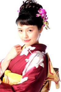 Woman Girl Portrait Kimono photo