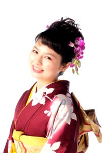 Woman Girl Portrait Kimono photo