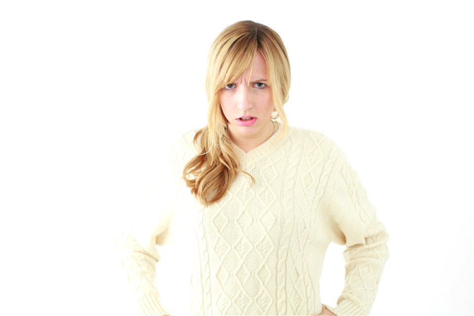 Woman Girl Angry
