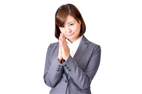 Business Woman Apology