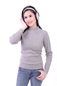 Woman Girl Music Headphone photo