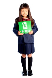 Schoolgirl Emergency Exit photo
