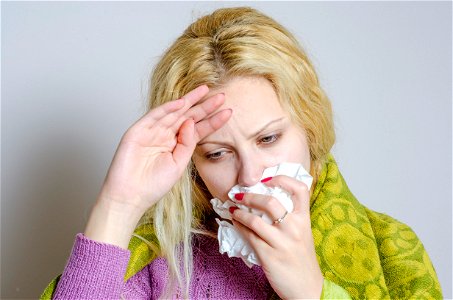 Woman Cold Sick photo