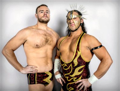 Two Men Professional Wrestler photo