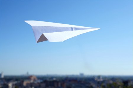 Paper Airplane Sky photo