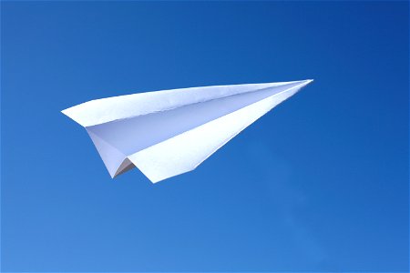 Paper Airplane Sky photo