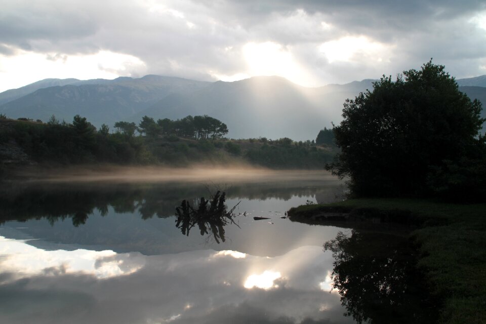 Fog nature landscape