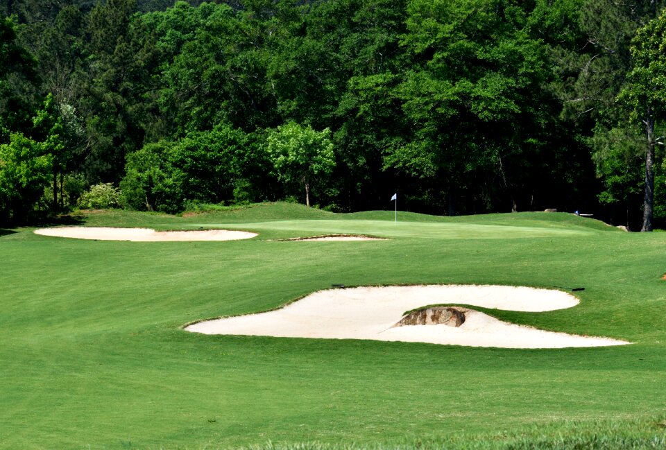 Landscape golf sand