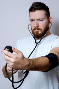 Blood Pressure Sphygmomanometer Man