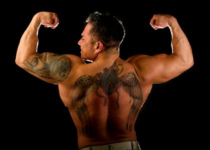 Man Tattoo Muscle photo