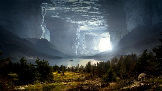 Cave Fantasy Landscape photo