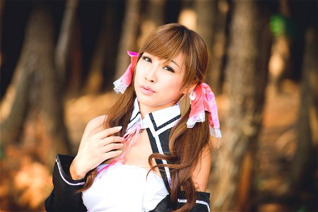 Woman Girl Cosplay Maid photo