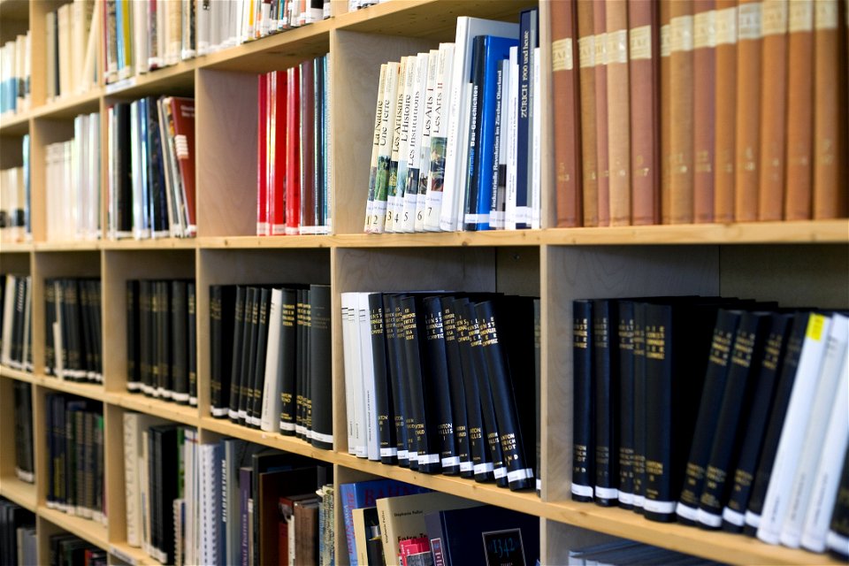 Library Books Bookshelf photo