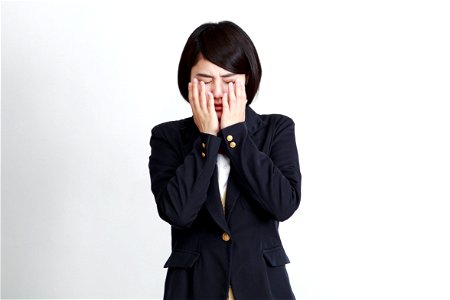 Female Student Cry photo