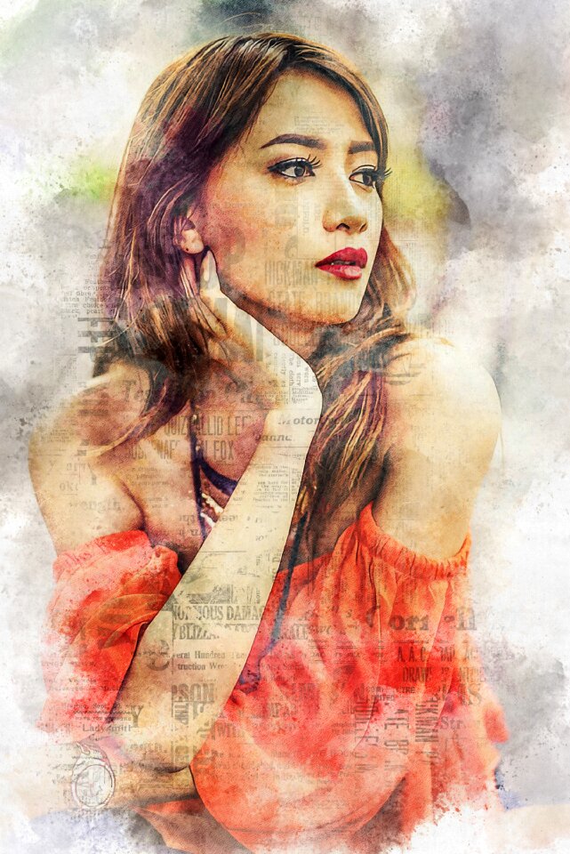 Female girl portrait