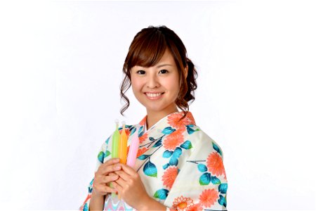 Woman Girl Portrait Yukata photo