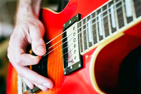 Electric Guitar Hand photo