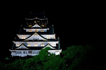 Osaka Castle Night photo