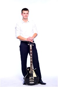 Man Portrait Bass Guitar