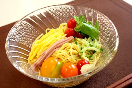 Hiyashi Chuka Noodle Food photo