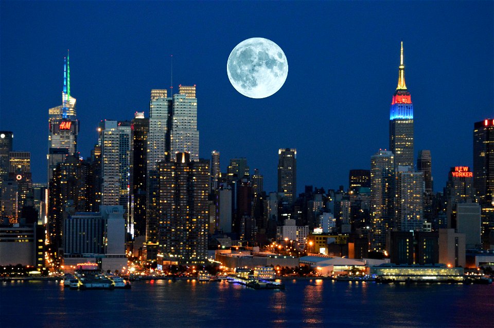 New York Cityscape Night photo