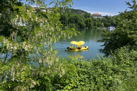 Pedal boat parasol rubber boot