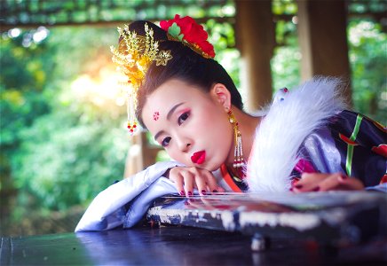 Wu Zetian Cosplay Girl photo