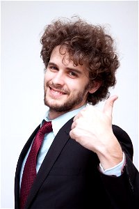 Business Man Thumbs Up photo