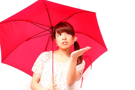 Woman Girl Portrait Umbrella photo