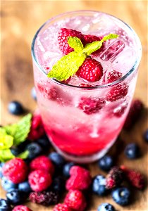 Flavored Water Raspberry photo